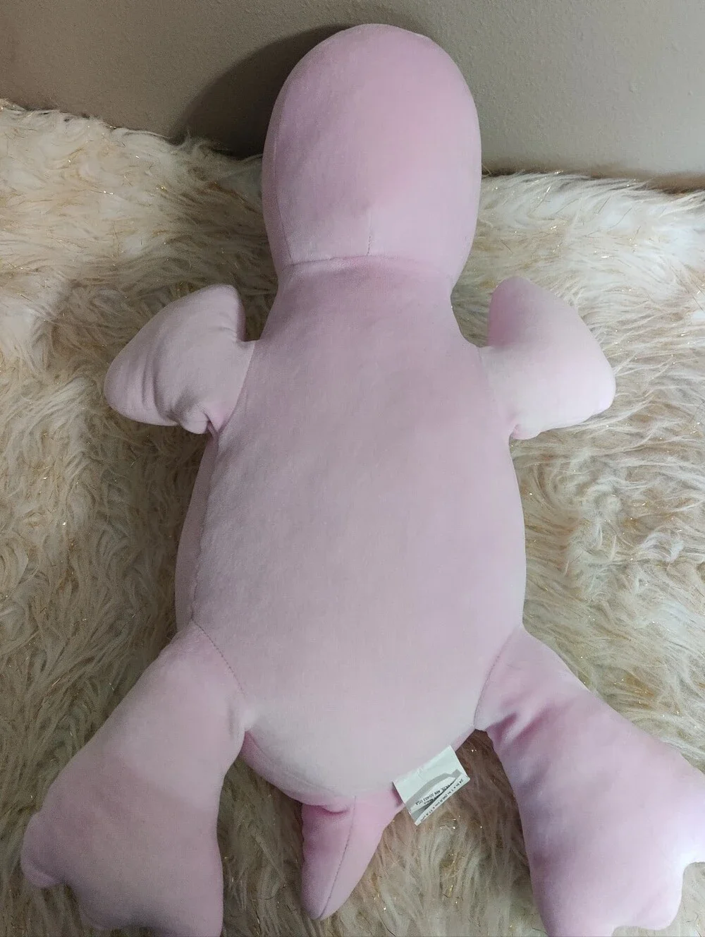Pillowfort Purple Dinosaur Weighted Plush Pillow 24